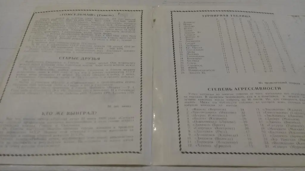 ИСКРА Смоленск – ГОМСЕЛЬМАШ Гомель 01.06.1979. 1