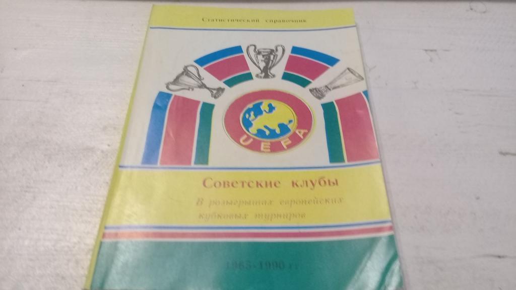 Советские клубы в розыгрышах европейских кубковых турниров. 1965 - 1990