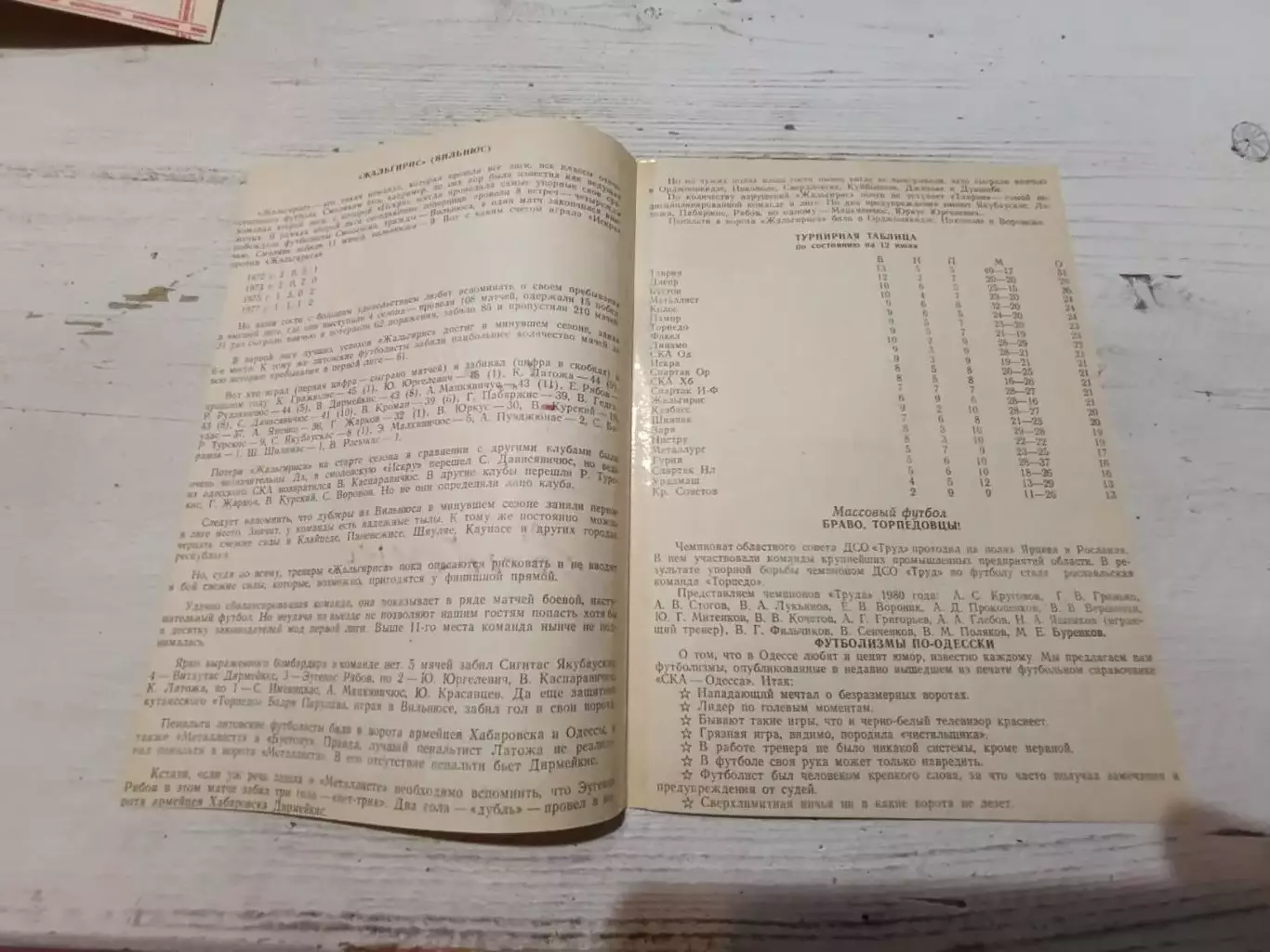 Искра(Смоленск) ЖАЛЬГИРИС 17.07.1980 1