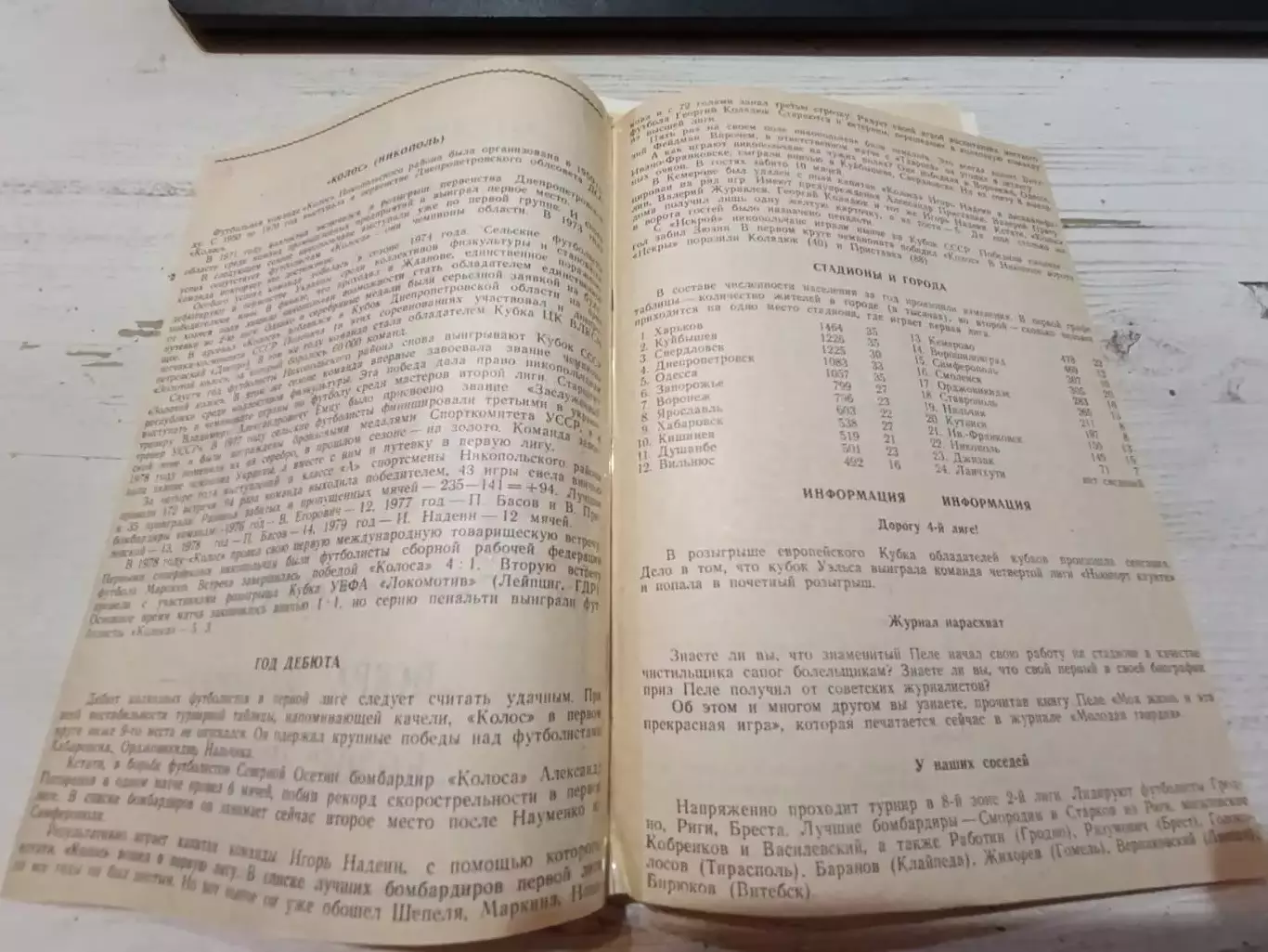 Искра(Смоленск) КОЛОС Никополь 30.08.1980 1