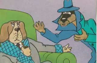 Календарик 1990 г. (сентябрь). Мультфильмы. Космическая загадка