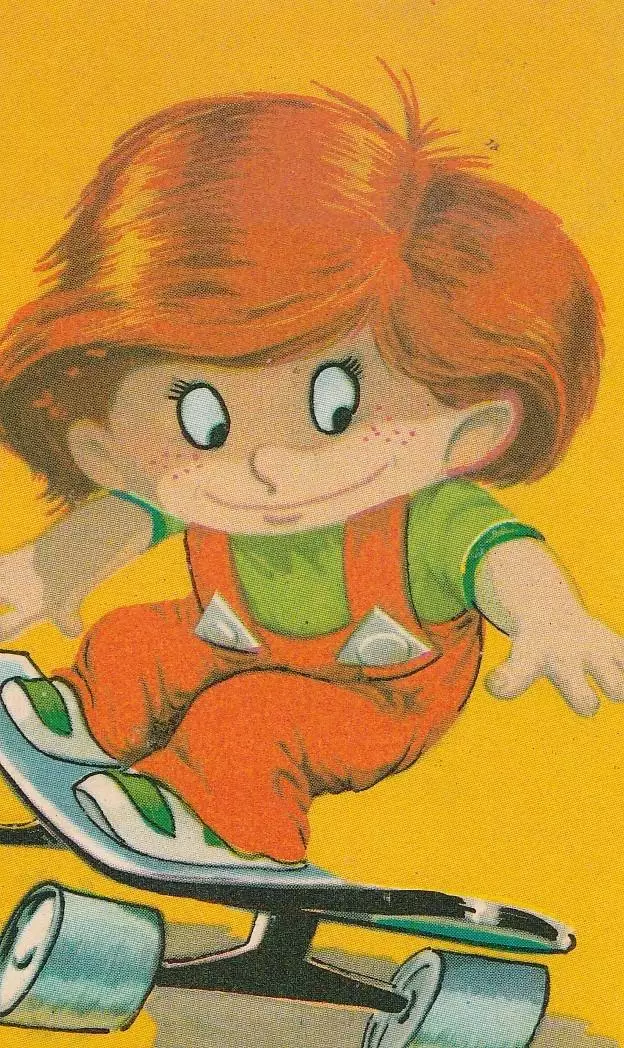 Календарик 1990 г. (ноябрь). Мультфильмы. Как Петя Пяточкин слоников считал