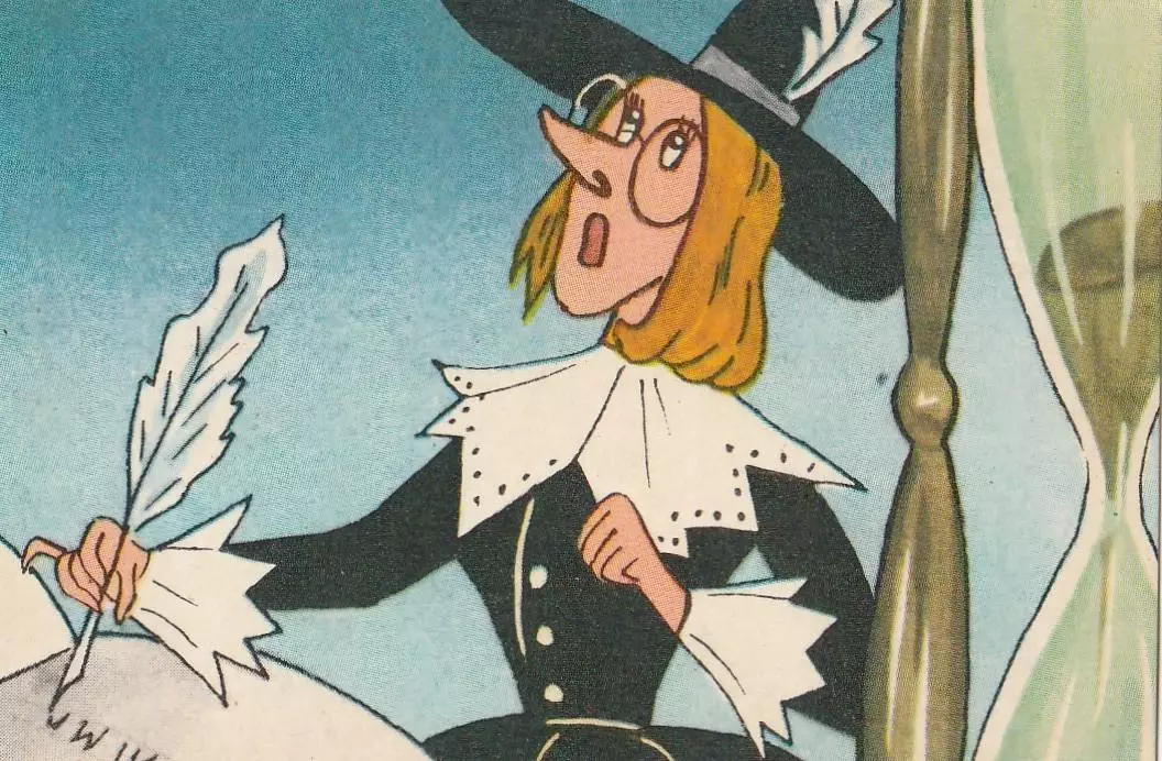 Календарик 1990 г. (декабрь). Мультфильмы. Жили-были мысли