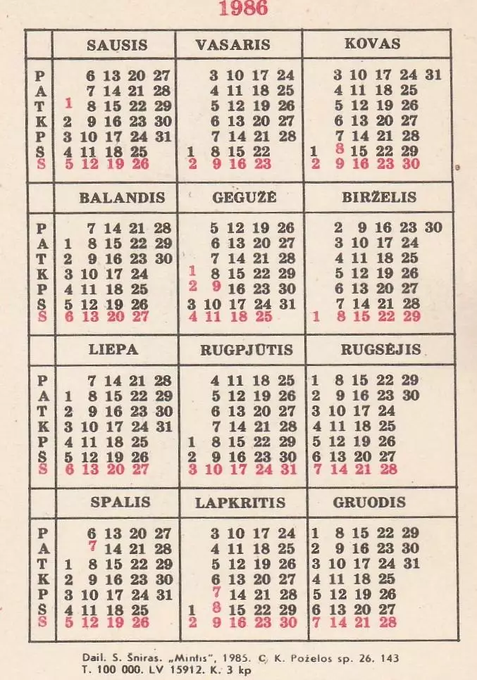 Календарик 1986 г. Ледокол Ермак 1899 1