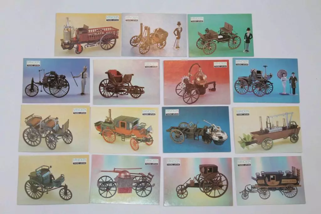 История автомобиля в моделях. 1 выпуск 1680-1886. 15шт. 1992 г. 3