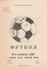 Маяк Харьков - СКА Одесса 3.08.1987г.