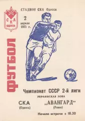 СКА Одесса - Аангард Ровно 2.04.1985г.