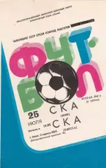 СКА Киев - СКА Одесса 25.07.1983г.