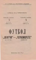Нефтчи Баку - Черноморец Одесса 3.06.1980г.