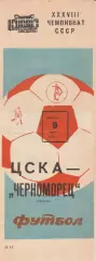 ЦСКА Москва - Черноморец Одесса 9.07.1976г.