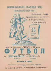Черноморец Одесса - ЦСКА Москва 23.11.1967г.
