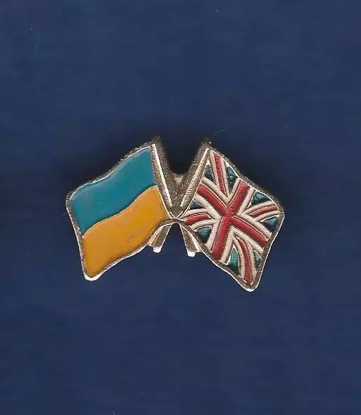 Флаг. Прапор. Украина-Великобритания. Україна-Велика Британія. Патріотика.