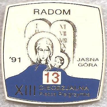 XIII Епархиальное пешеходное паломничество'91. Ясна Гора.