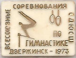 Всесоюзные соревнования СДЮСШ по гимнастике. Дзержинск-1973.