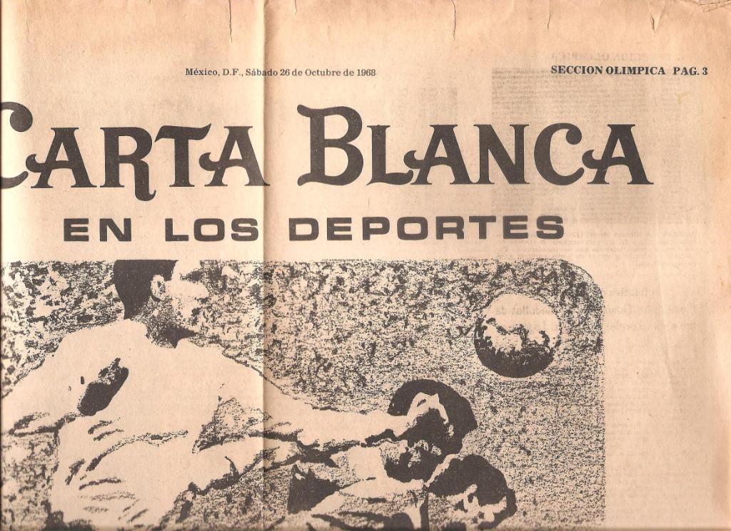 EL HERALDO de Mexico. (Вестник Мехико). Венгрия-Болгария 26.10.1968 г. 1