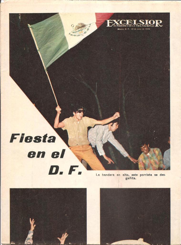 EXELSIOR (Газета национальной жизни. Мехико). 10.06.1970 г.