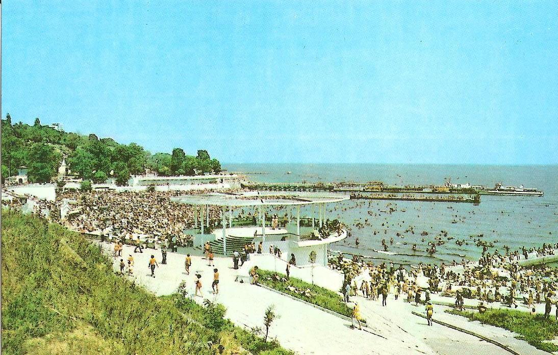 Одесса. Пляж Аркадия. 1985 г.