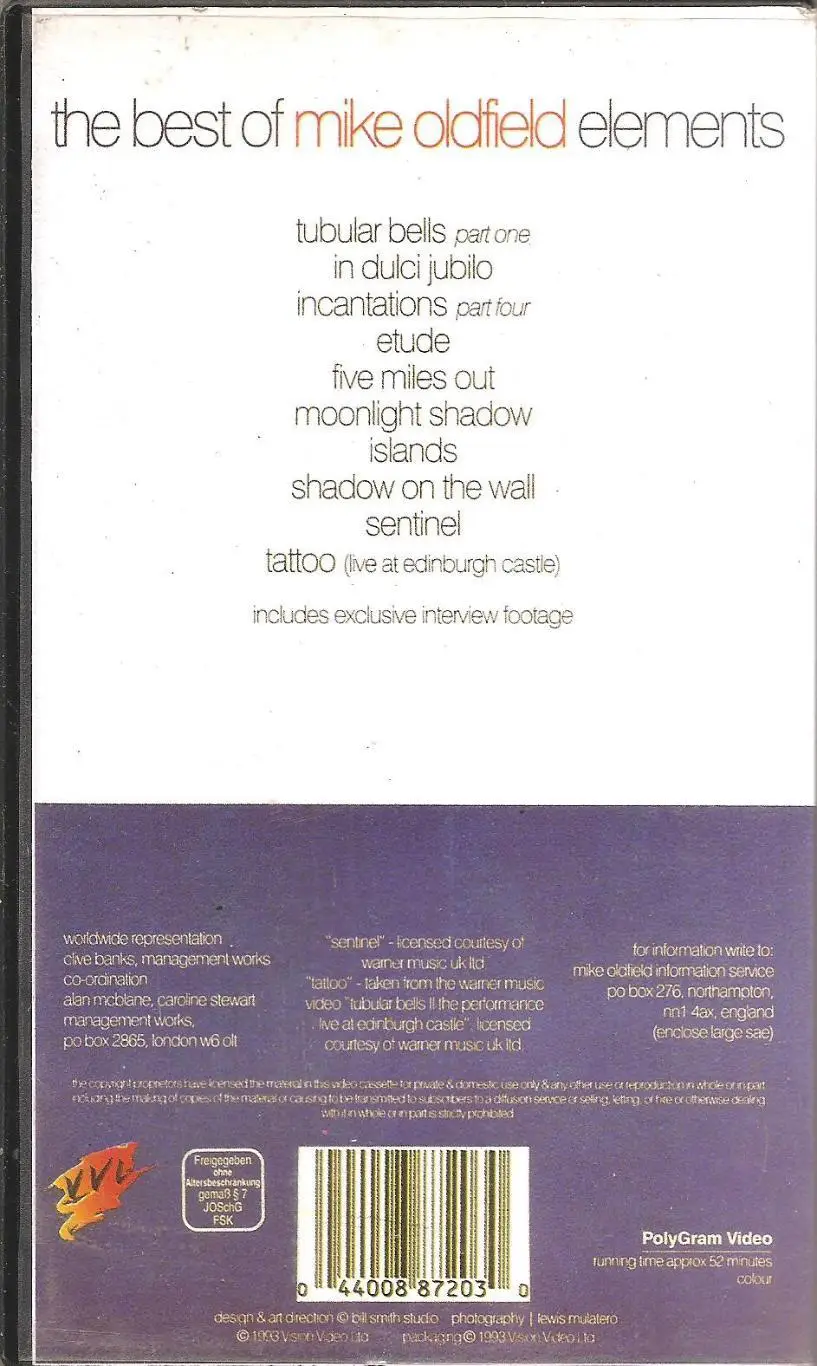 The best of Mike Oldfield. Elements. 1