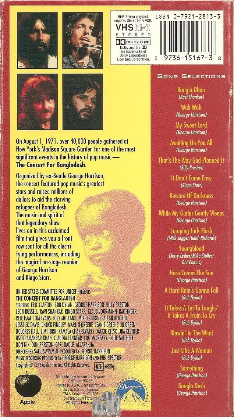 The Concert for Bangladesh. Концерт для Бангладеш. 1