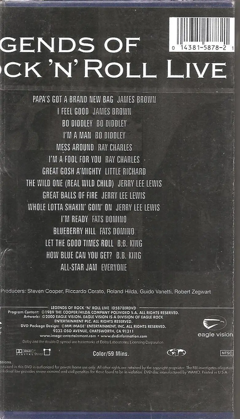 Legends of Rock`n`Roll. Live. Музыкальный фильм. 1