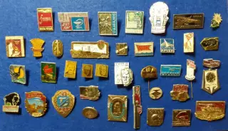 Разные темы. 38 значков одним лотом.