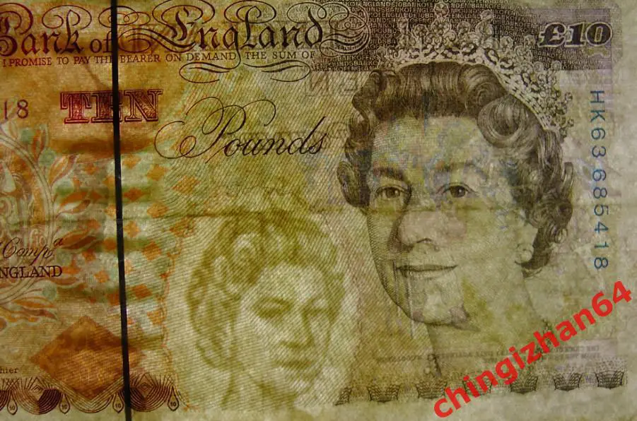 Бона Великобритания 10 фунт стерлингов (GBP), 1993 год, 4