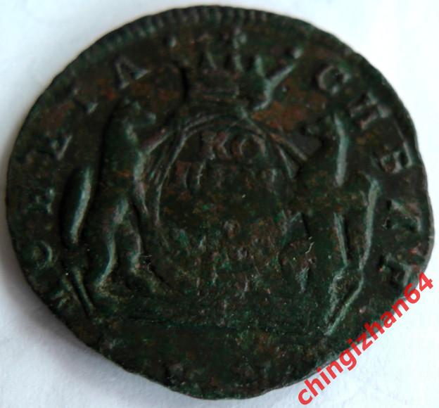 Монета. 1 копейка(год-?) (медь) (Сибирь, собольки)(Екатерина 2)