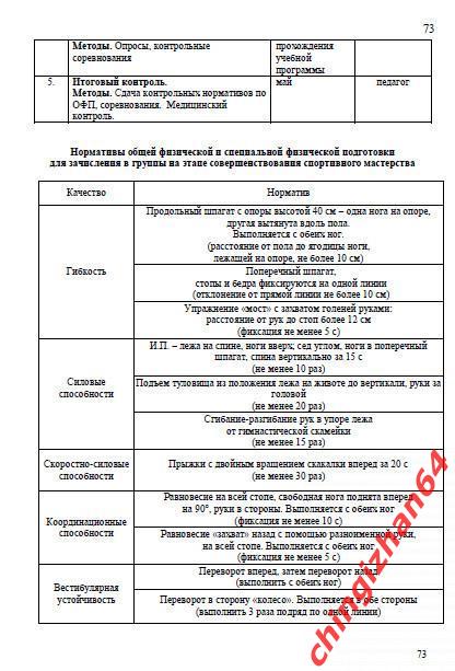 Программа 2020. (PDF) Эстетическая гимнастика (более 8 лет) (Новороссийск) 2
