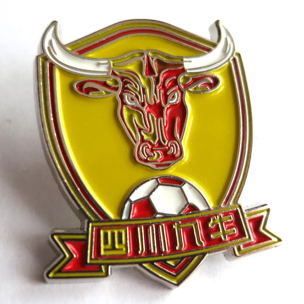 Значок ФК Сычуань Цзюню Sichuan Jiuniu FC (Китай)