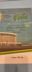 02.04.1986г. - Зенит (Ленинград / Санкт-Петербург) - Металлург (Липецк)
