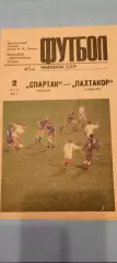 02.05.1984г. - Спартак (Москва) - Пахтакор (Ташкент)