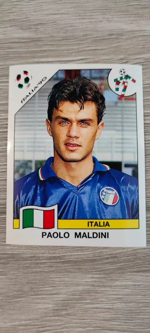 Италия 1990 - сборная Италии - PAOLO MALDINI (номер 46)