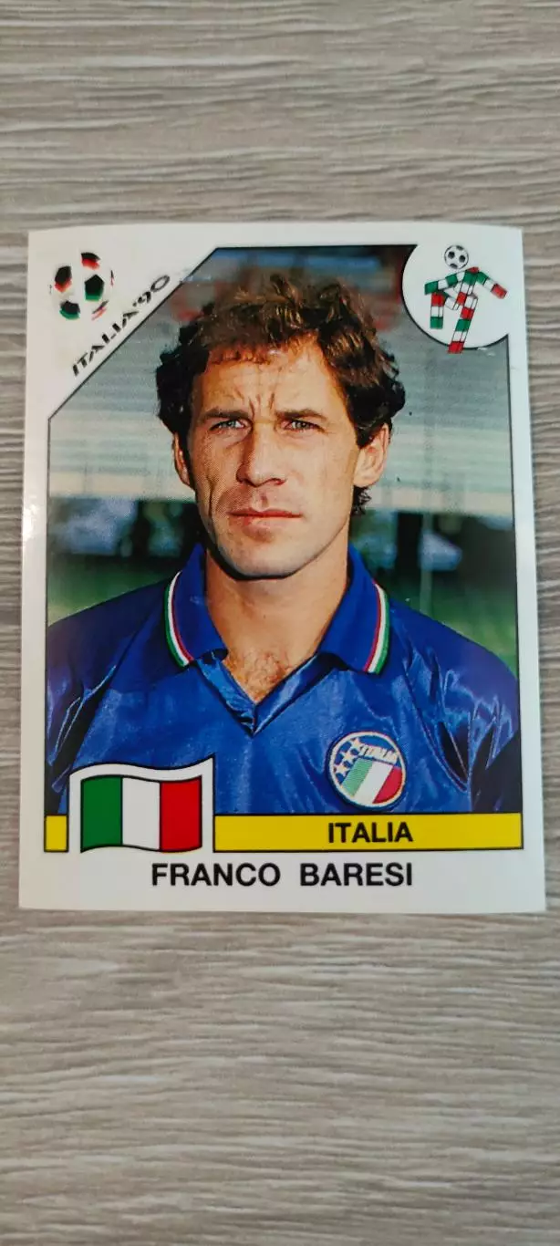 Италия 1990 - сборная Италии - FRANCO BARESI (номер 43)