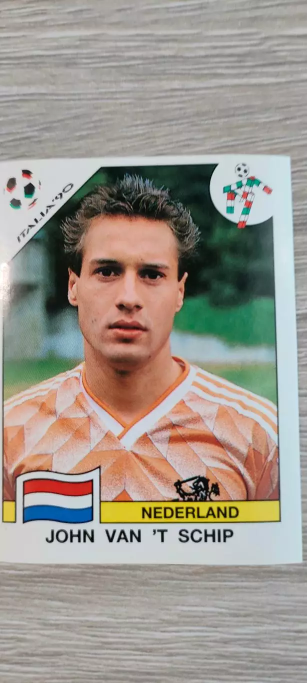 Италия 1990 - сборная Нидерландов / Голландии - JOHN VAN 'T SCHIP (номер 414)