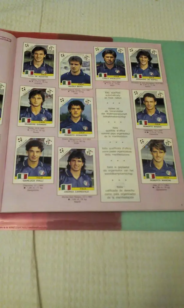 Альбом Италия 1990. Полностью собран. 4