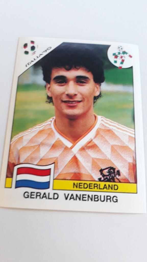 Gerald Vanenburg - Голландия/Нидерланды (Панини - Италия 1990)