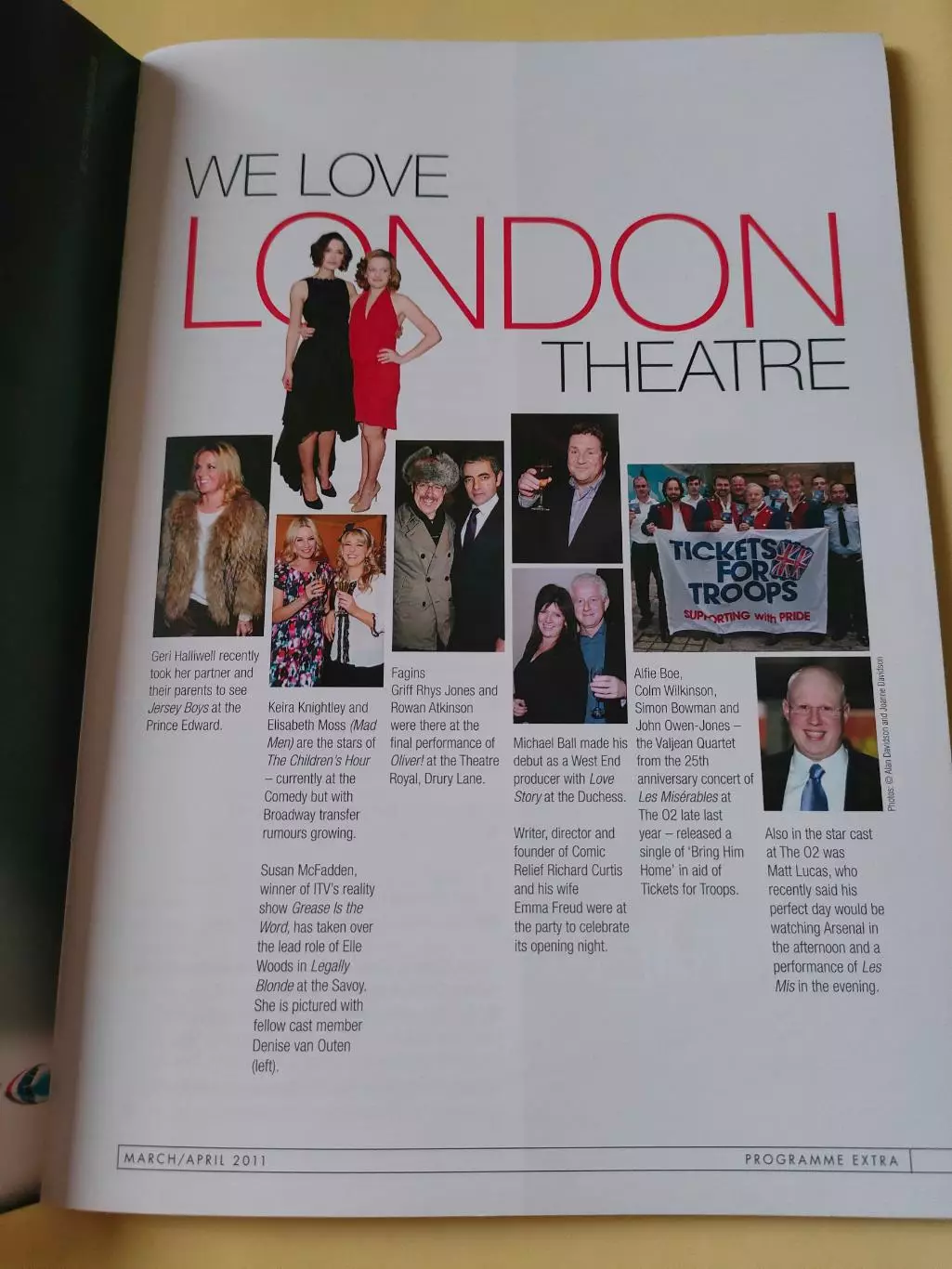 Театральная программка Apollo Theatre c автографом Ruthie Henshall / Рут Хэншэлл 2