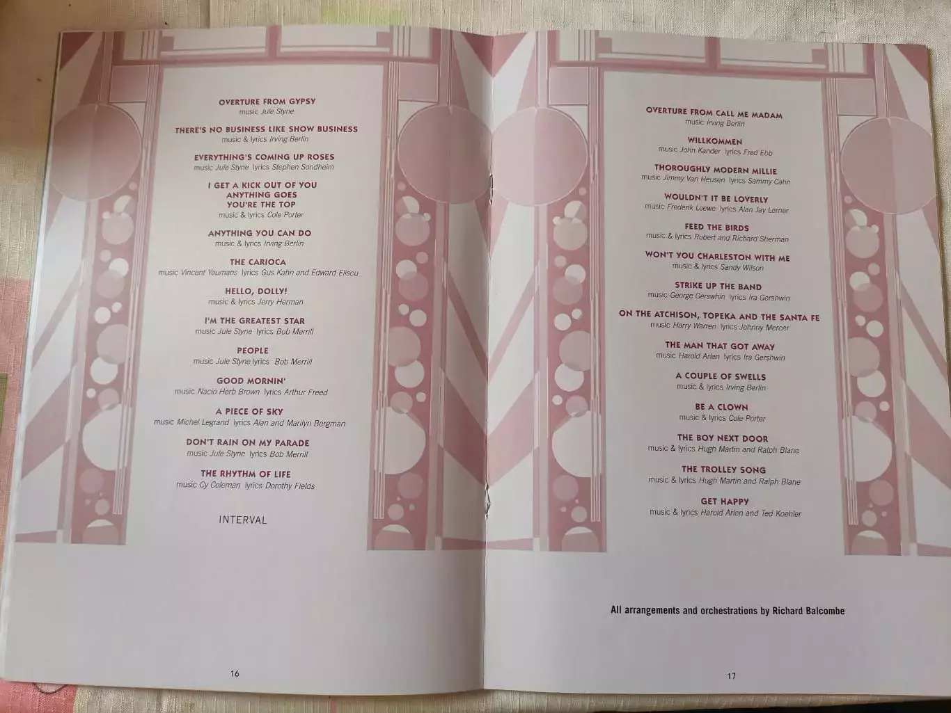 Афиша-программа c автографом Ruthie Henshall / Рут Хэншэлл 5