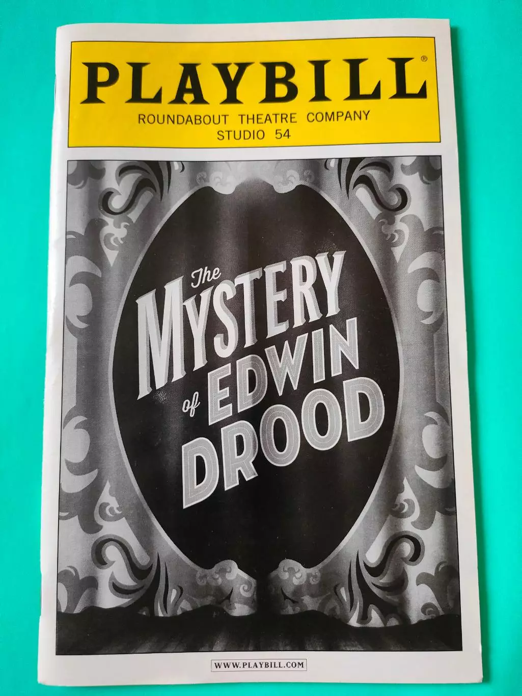 Театральная программка - The Mistery of Edwin Drood - январь 2013г.