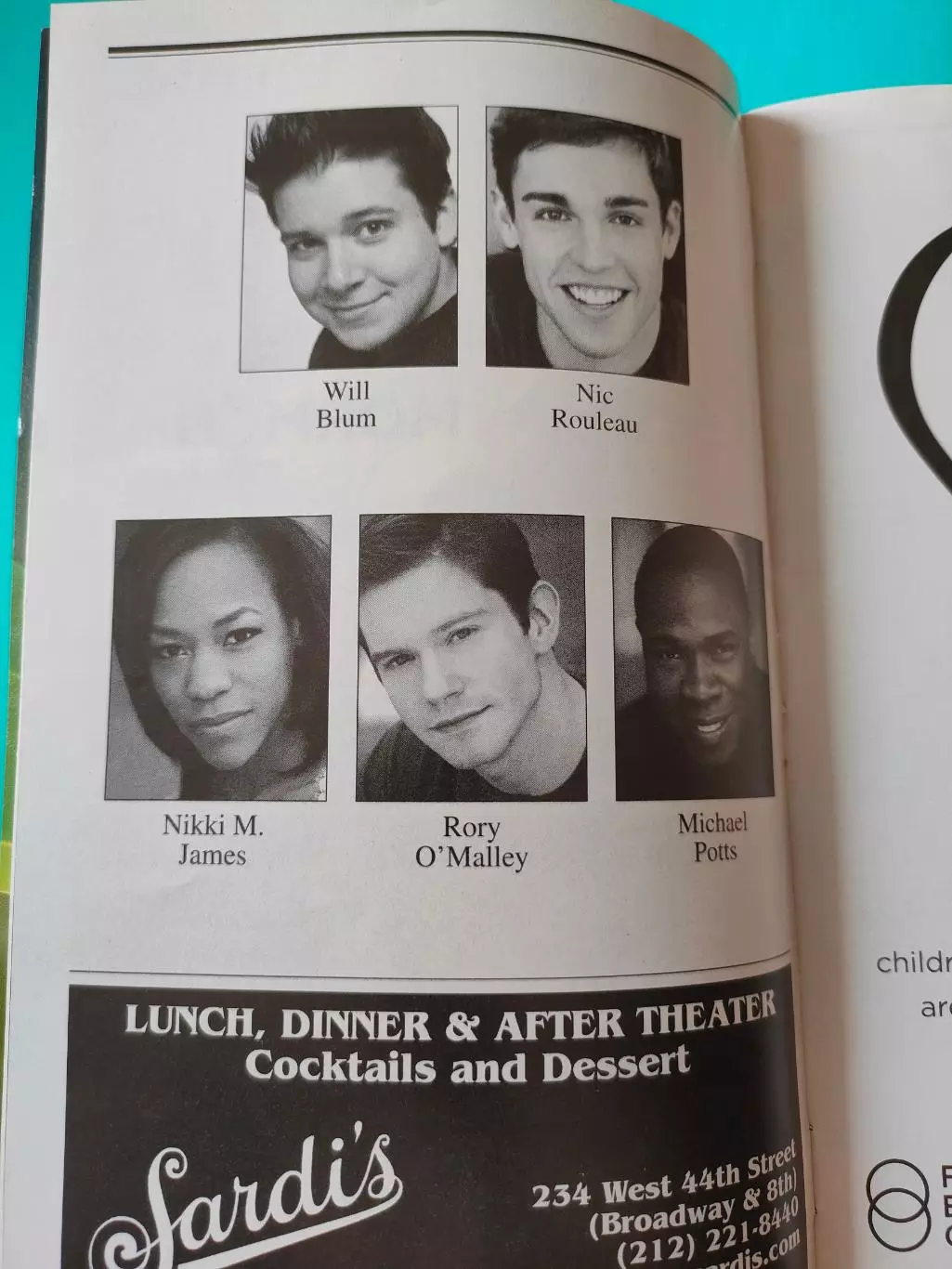 Театральная программка - Palace Theatre - ANNIE - август 2012г. 2