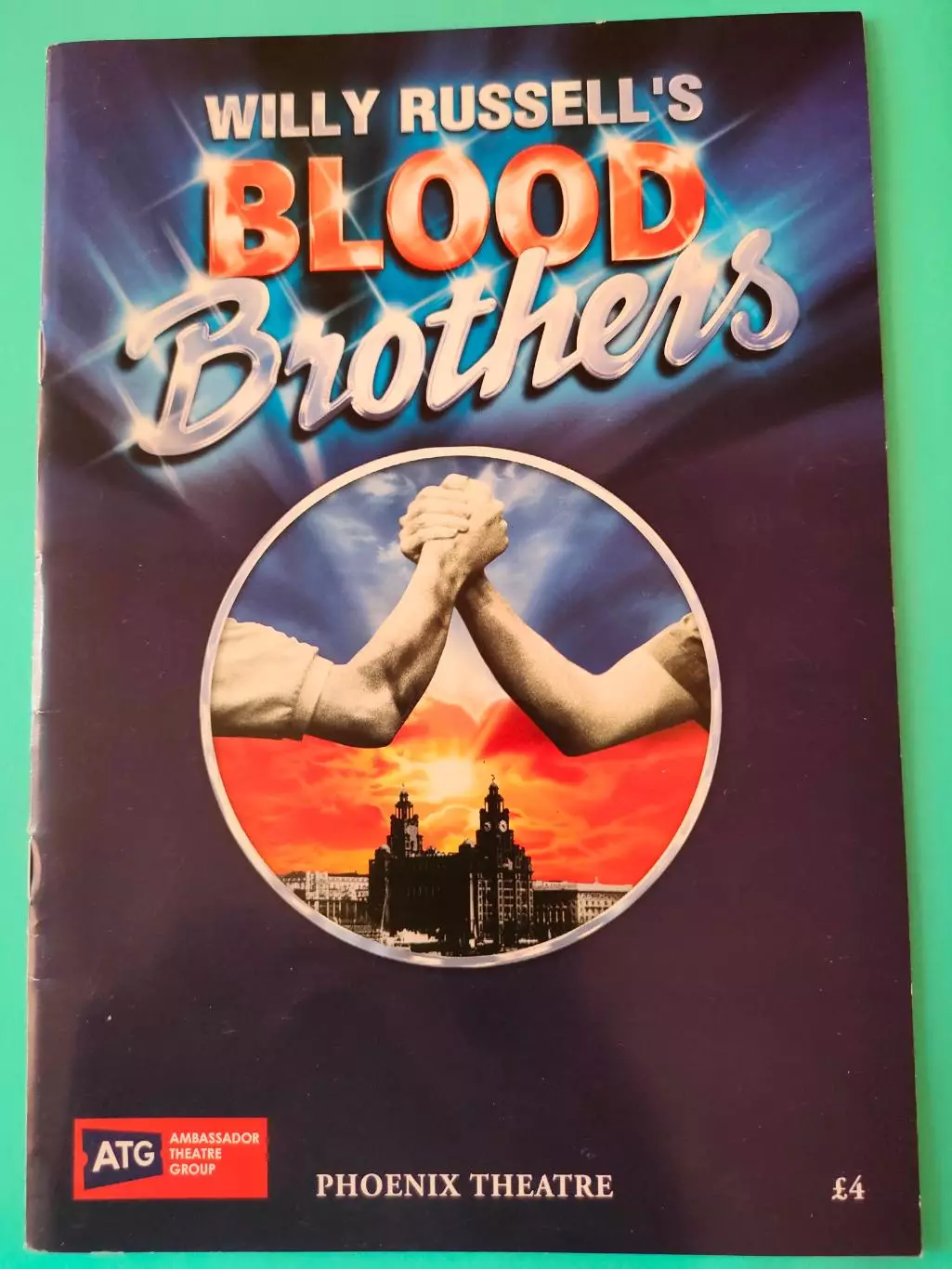Театральная программка - PHOENIX THEATRE - BLOOD BROTHERS.