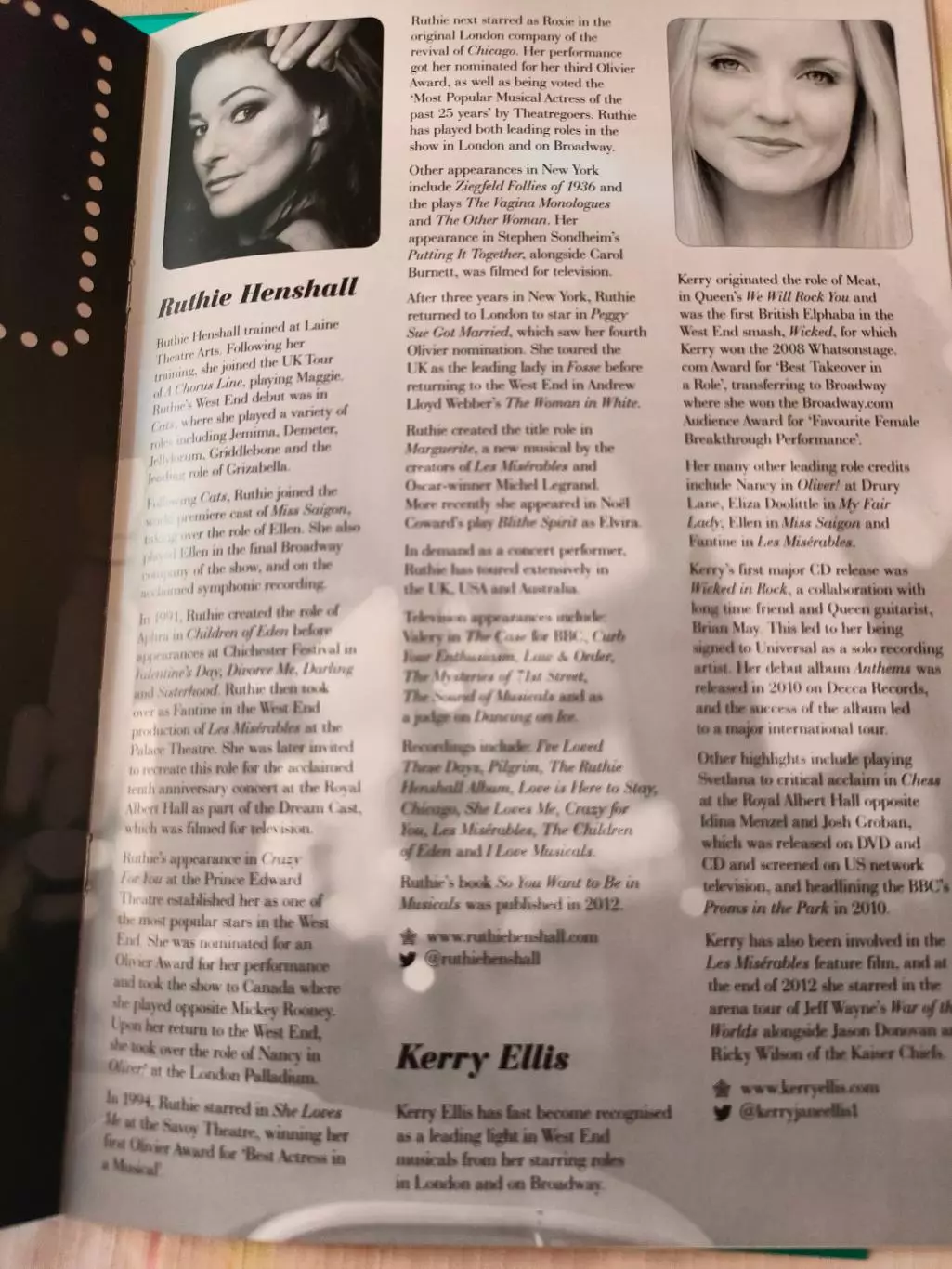 Программка - CADOGAN HALL - From WEST END to BROADWAY. 1