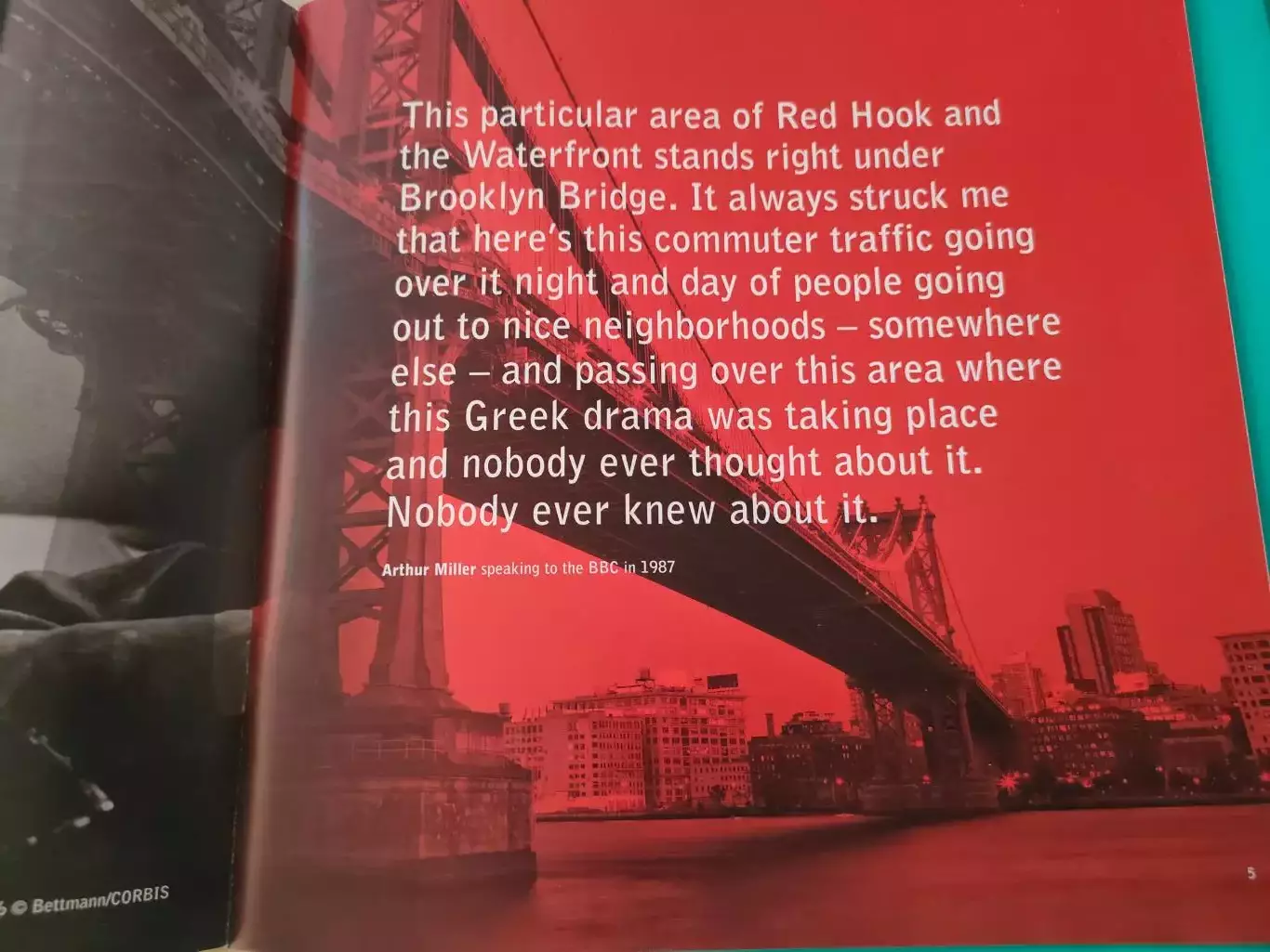 Программа - A VIEW FROM THE BRIDGE by ARTHUR MILLER. 2