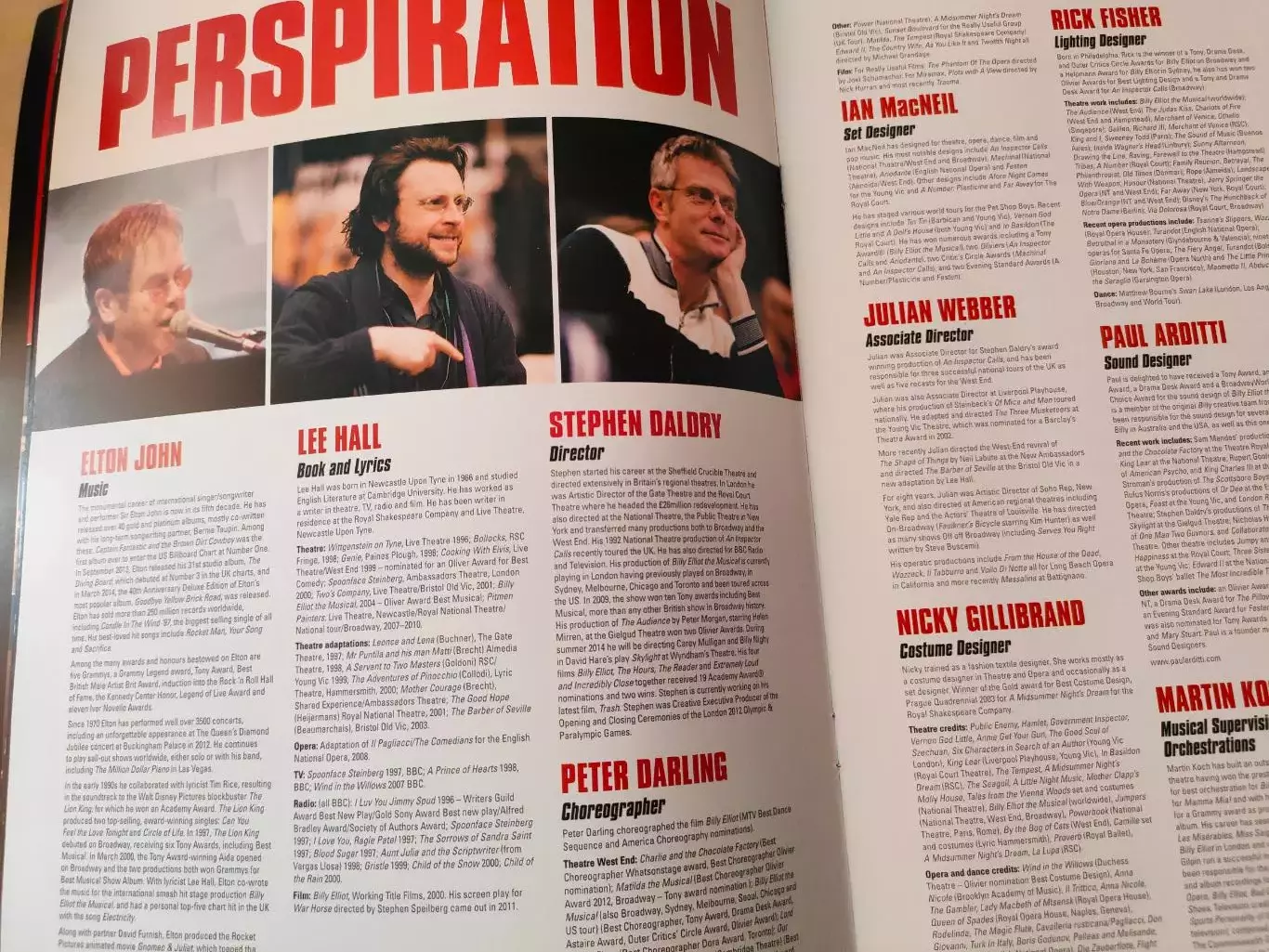 Программа - BILLY ELLIOT. THE MUSICAL. 3