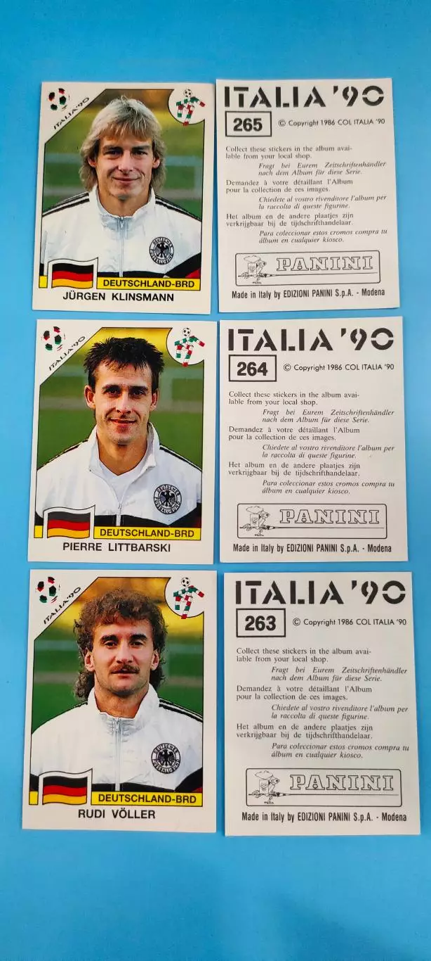 PANINI - Италия 1990. ПЬЕР ЛИТТБАРСКИ - PIERRE LITTBARSKI. Номер наклейки 263.