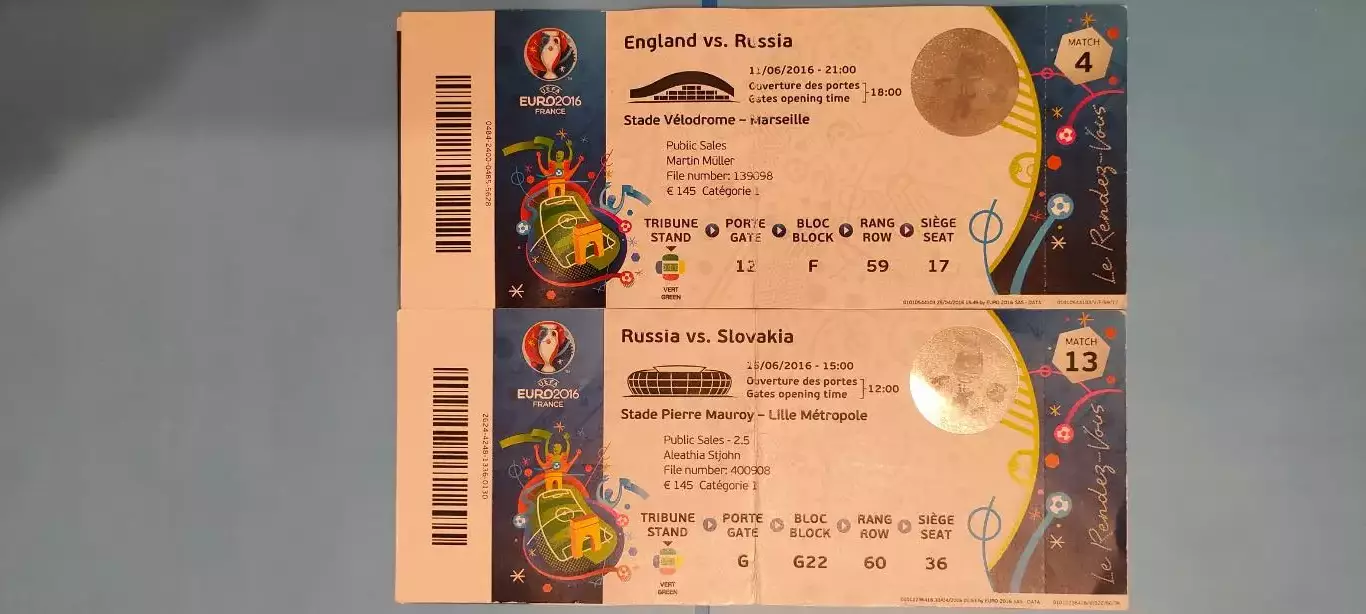 15.06.2016г. - Чемпионат Европы - Словакия - Россия