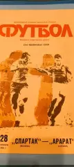 28.09.1990г. - Спартак (Москва) - Арарат (Ереван).