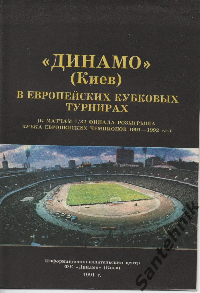 Динамо в европейских кубковых турнирах 1991