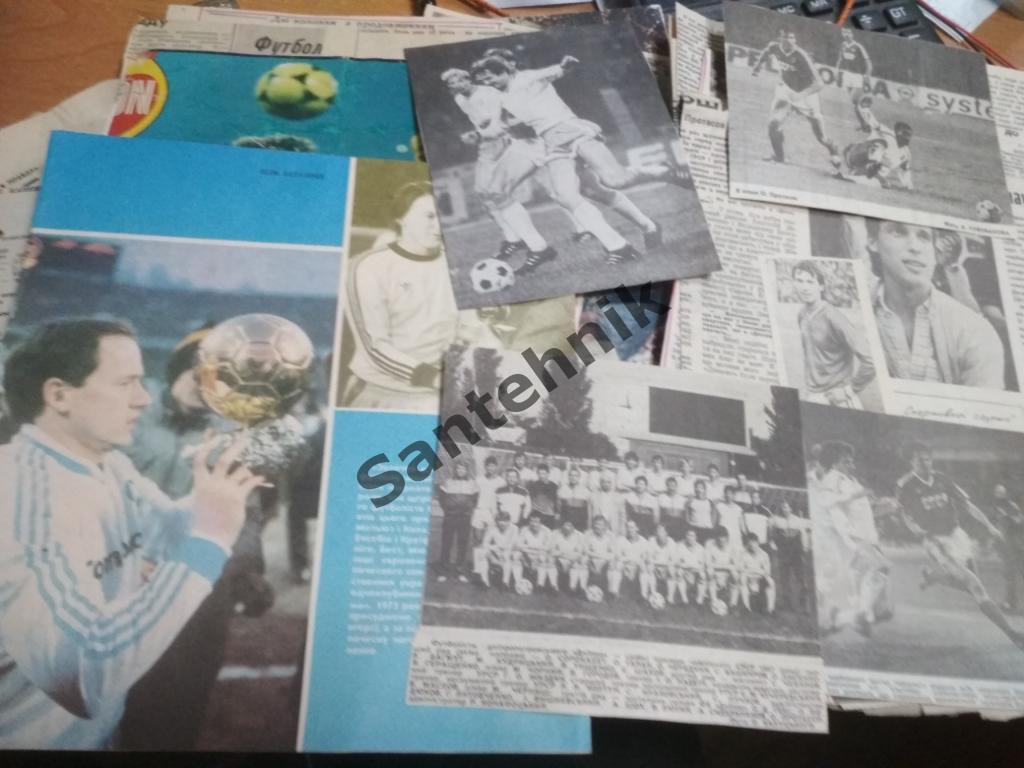 Вырезки из газет и журналов 70-80 года. Футбольная тематика. Одним лотом 2