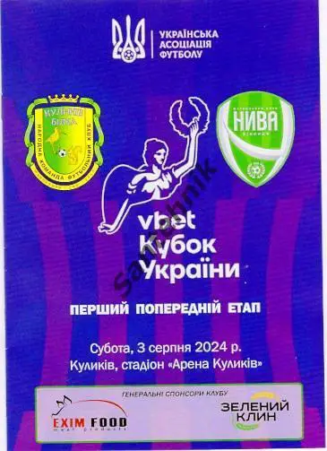 00 Куликів-Білка Куликов Белка - Нива Вінниця 2024-2025 (24/25) Кубок Винница